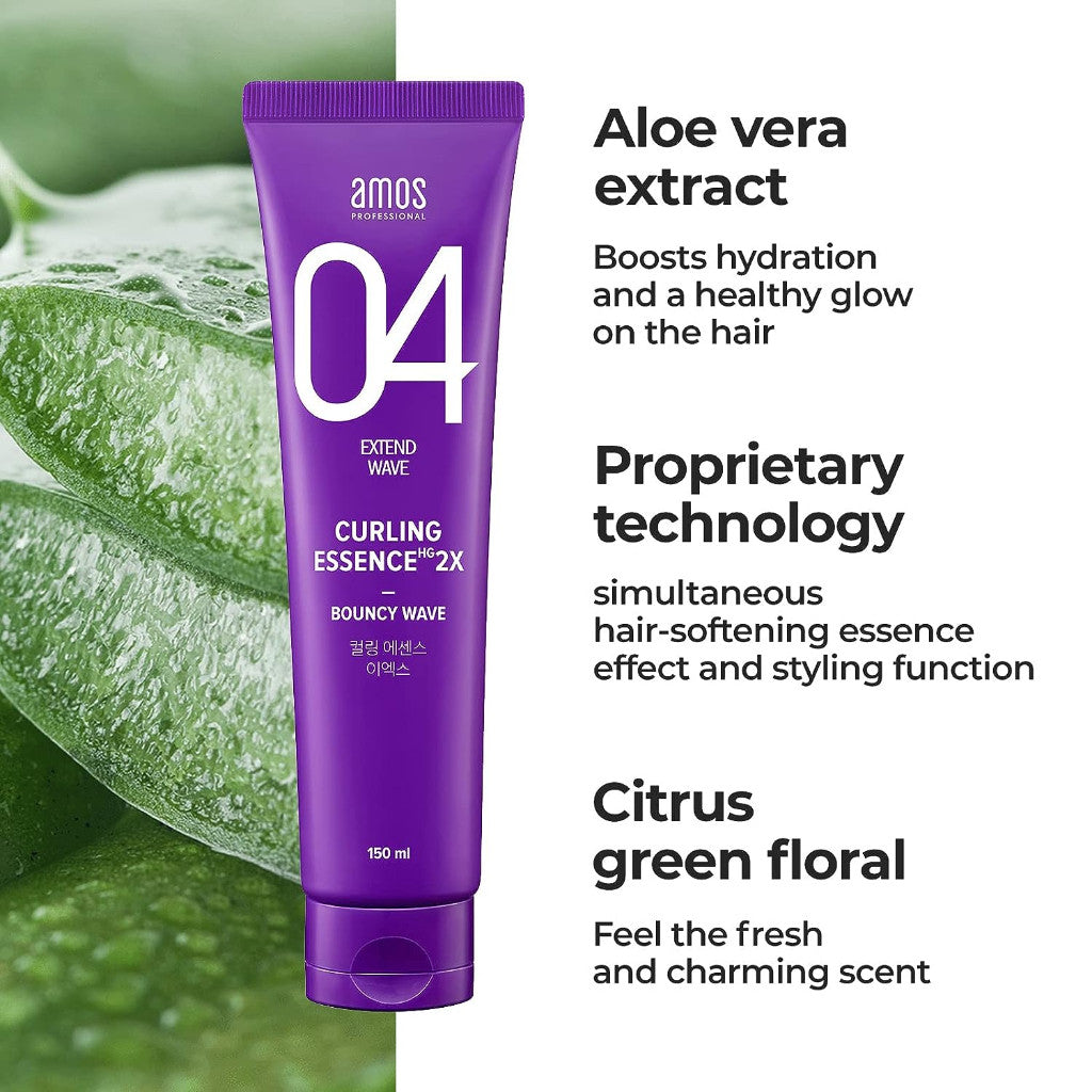 AMOS PROFESSIONAL Curling Essence 2X 150ml