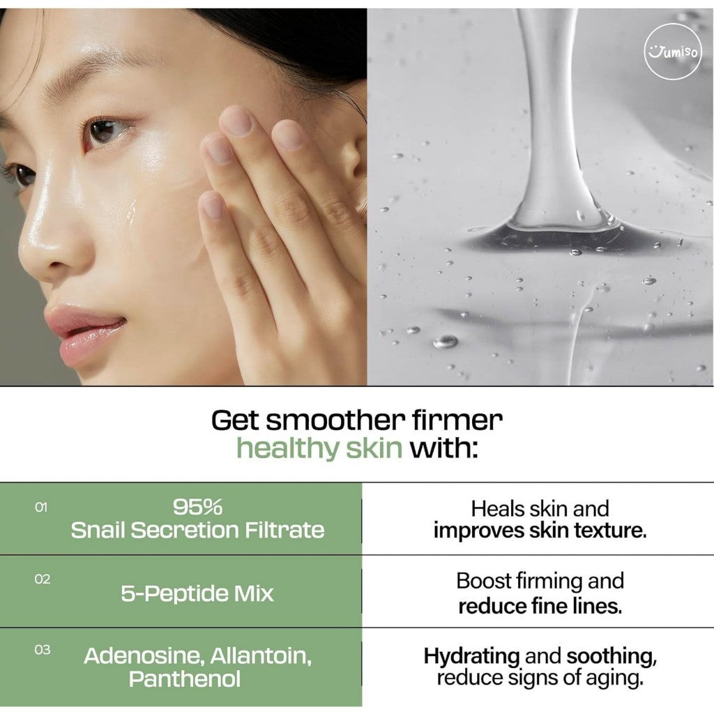 [Jumiso] Snail Mucin 95% + Peptide Essence  140ml / 10ml