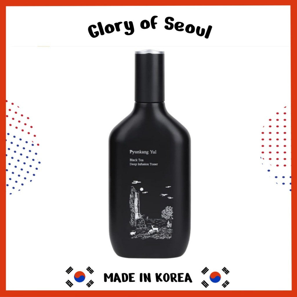 PYUNKANG YUL Black Tea Deep Infusion Toner, 130ml | Korean Anti-Aging Facial K Beauty Toner