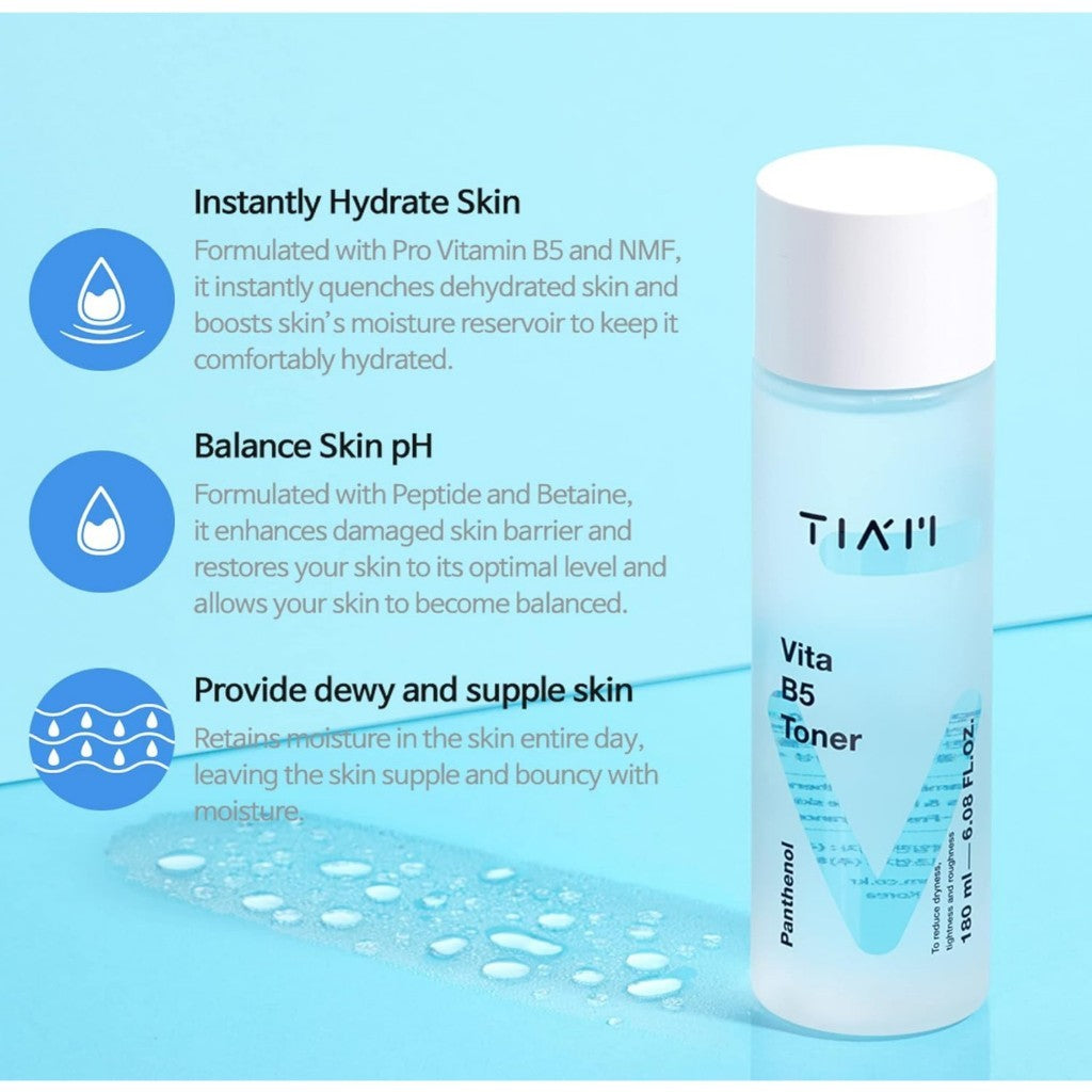 TIAM Vita B5 Toner, Deep Hydrating Toner 180mL