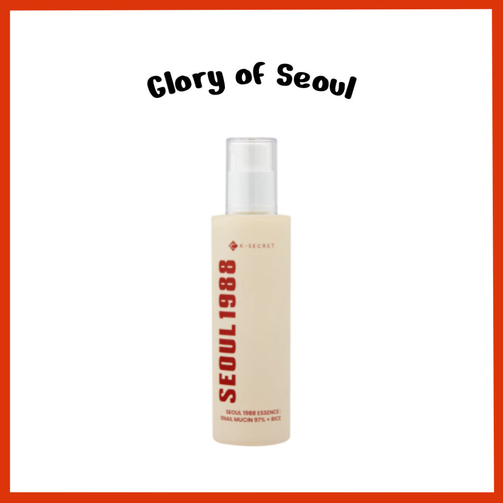 K-SECRET SEOUL 1988 Essence : Snail Mucin 97% + Rice 100ml