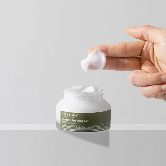 MARY&MAY Crema en gel calmante para piel sensible / Crema para imperfecciones (2 tipos)