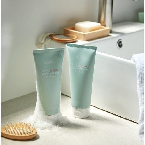 ROUND AROUND cypress blemish cleansing foam ph 5.5-6.5 200ml