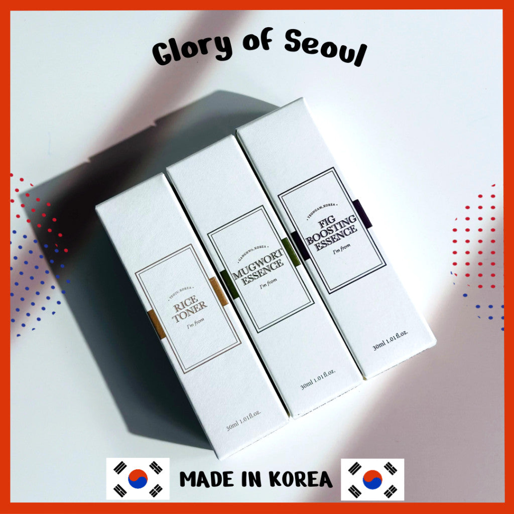 [MINI] I'm From Essence Mini Rice Toner Collection 30ml (2 Types) │ Mugwort Essence / Fig Boosting Essence