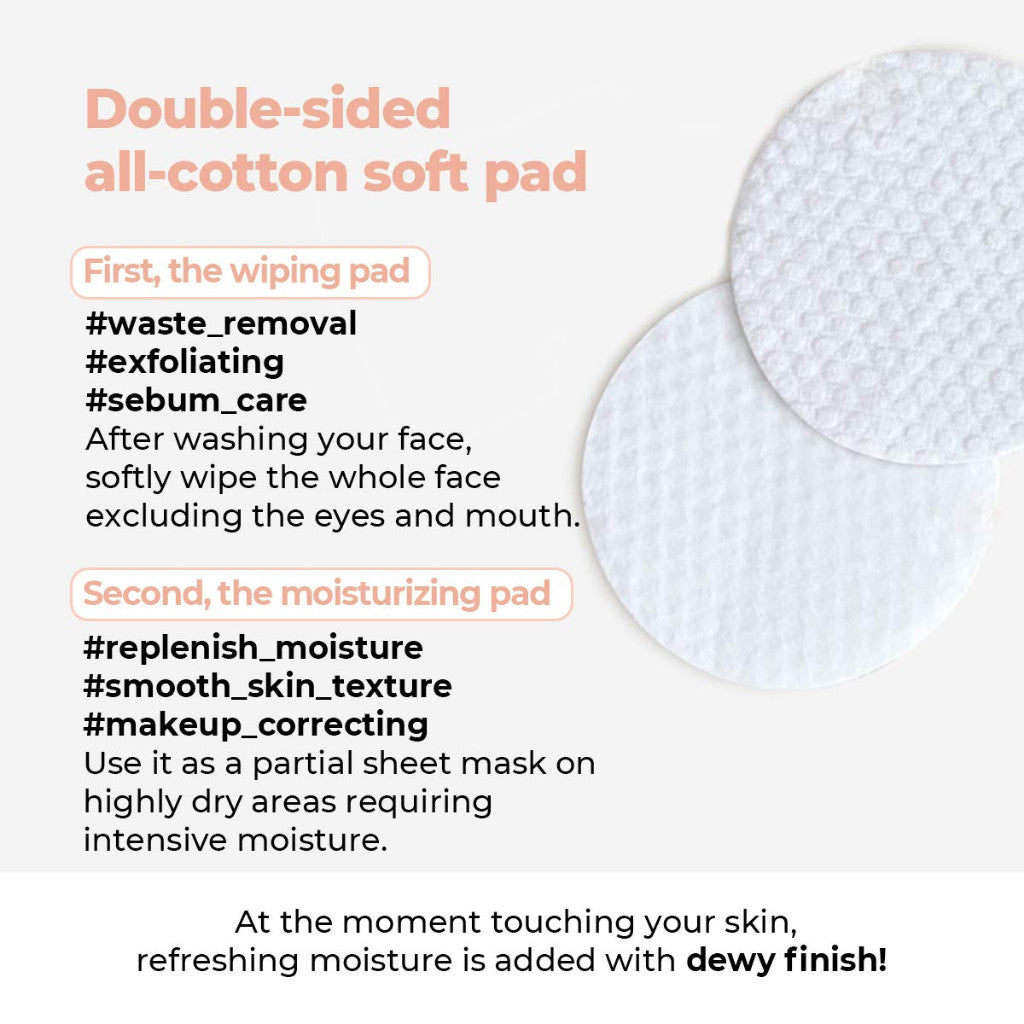 Numbuzin No.4 Pore Zero Peeled Egg Toner Pad 70 Sheets