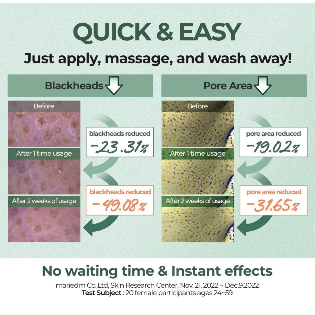 [Numbuzin] No. 3 Pore & Makeup Cleansing Balm with Green Tea and Charcoal 85g