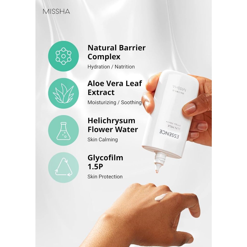 MISSHA All Around Safe Block Essence Sun Milk / Finish Sun Milk / Waterproof Sun Milk 70ml
