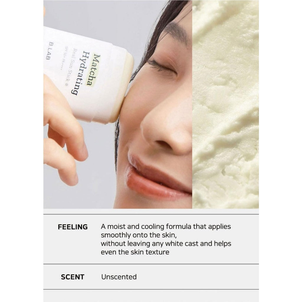 [B_LAB] Matcha Hydrating Real Sun Stick, 21g