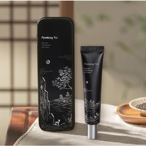 PYUNKANG YUL Black Tea Time Reverse Eye Cream 25ml Reduces Puffy Eyes, Fine Lines, Under Eye Bags, Face Moisturizer, Revitalizer| Korean Eye Skin Care