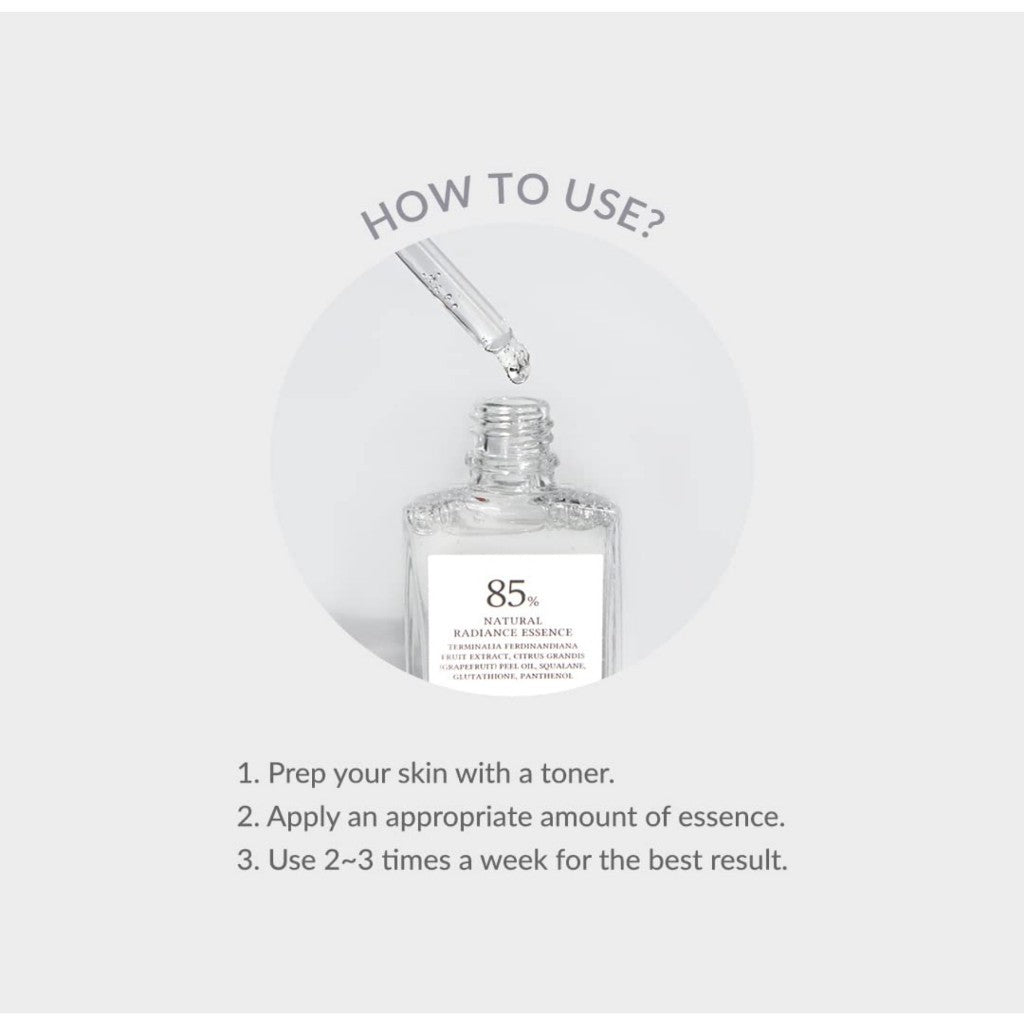 [Dr.Althea] Natural Radiance Essence, 30mL - 85%, Cica, Kakadu plum extract, Hydarting, Brightening, Soothing, Vegan