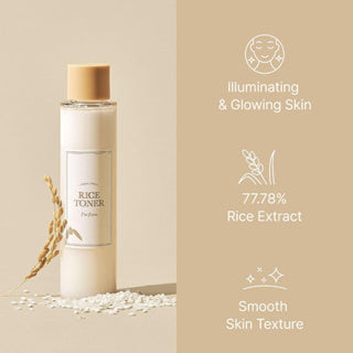 I'm From Rice Toner, 5.07 fl oz, 77.78% Rice Extract from Korea, Glow Essence with Niacinamide, Hydrating for Dry Skin, Vegan, Alcohol Free