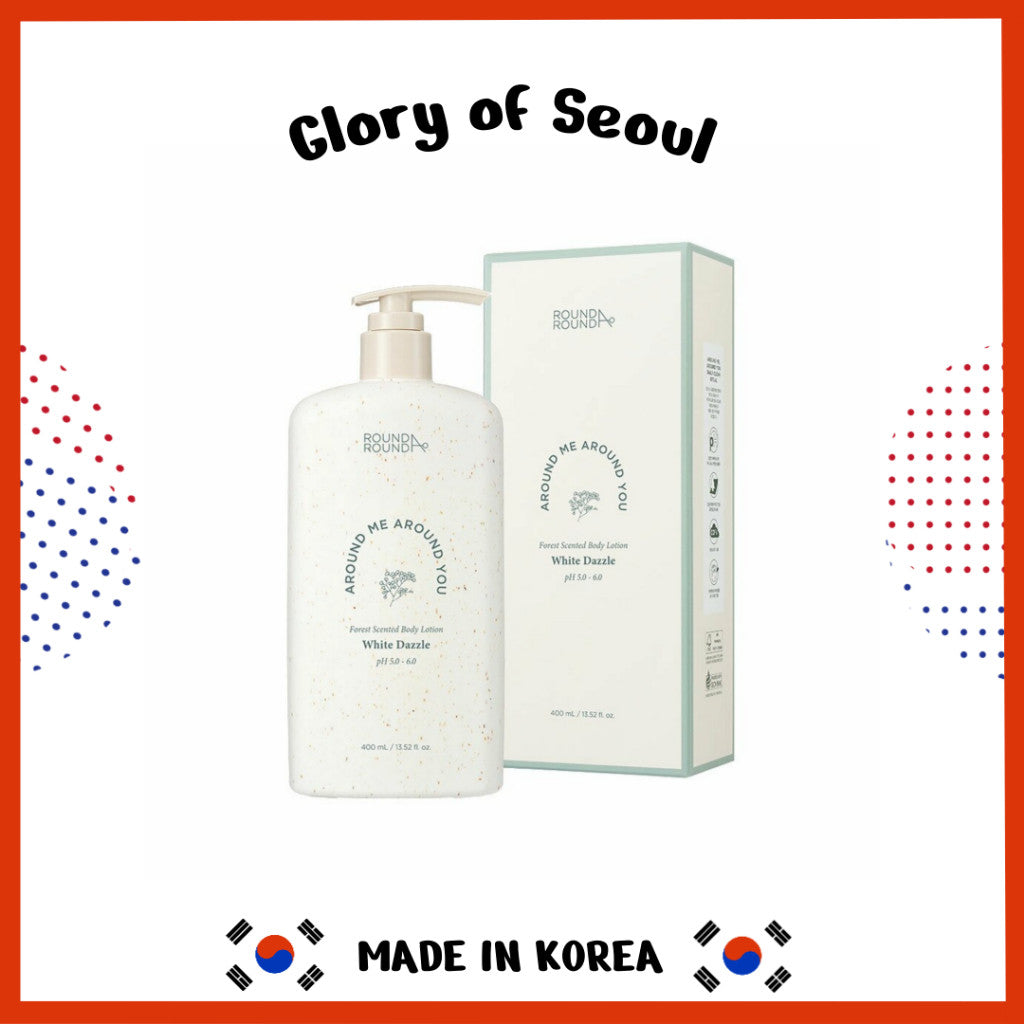ROUND A'ROUND Forest Scented Body Lotion [White Dazzle] 400mL