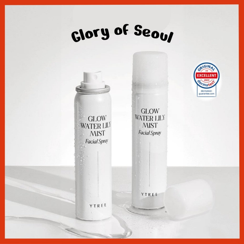 [YTREE] Glow Water Lily Mist, 60mL | Facial Spray, Alba Water Lily Flower Extract 500,000ppm