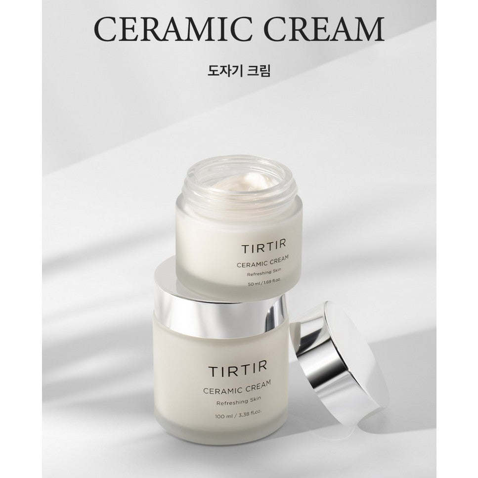 [TIRTIR] Ceramic Cream, (50mL / 100mL) Refreshing Skin, Moisturizing