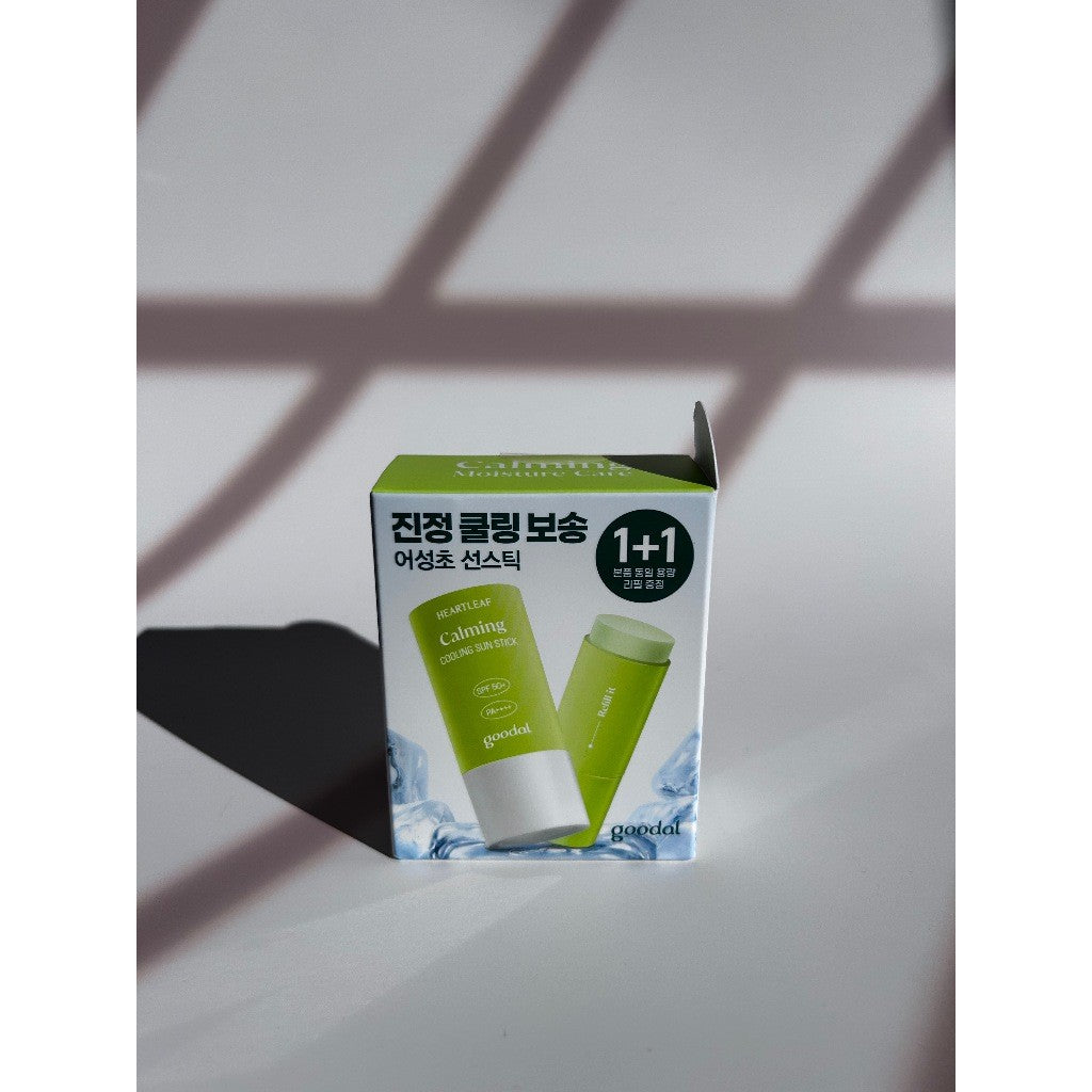 GOODAL Clear Houttuynia cordata Soothing Cooling Sun Stick 19g / 2 options