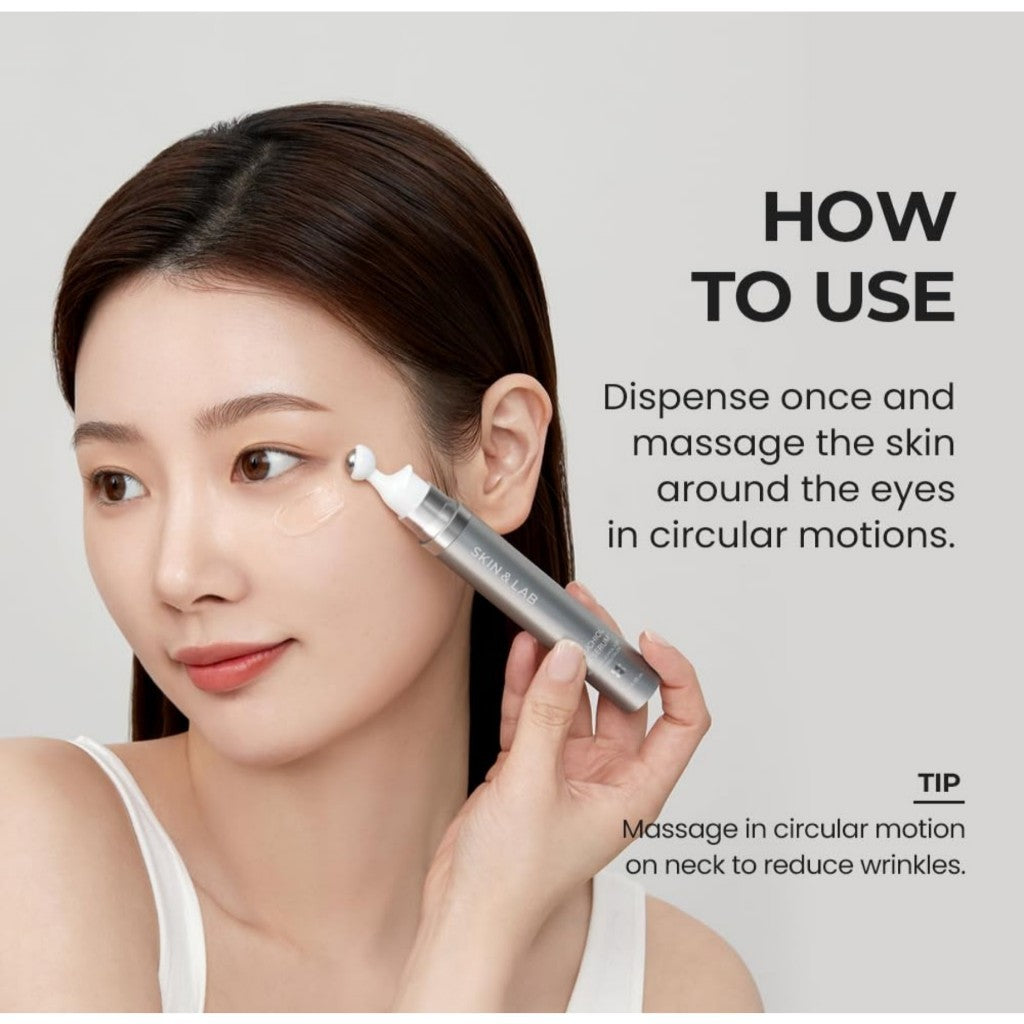 [SKIN&LAB] Bakuchiol Eye Serum, 15mL | Roll-on, vegan