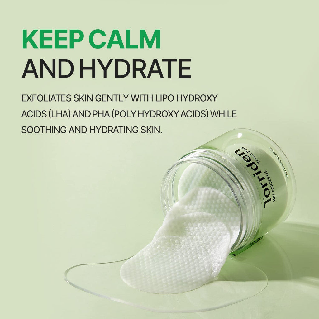 Torriden BALANCEFUL Cica Toner Pads 60 Sheets