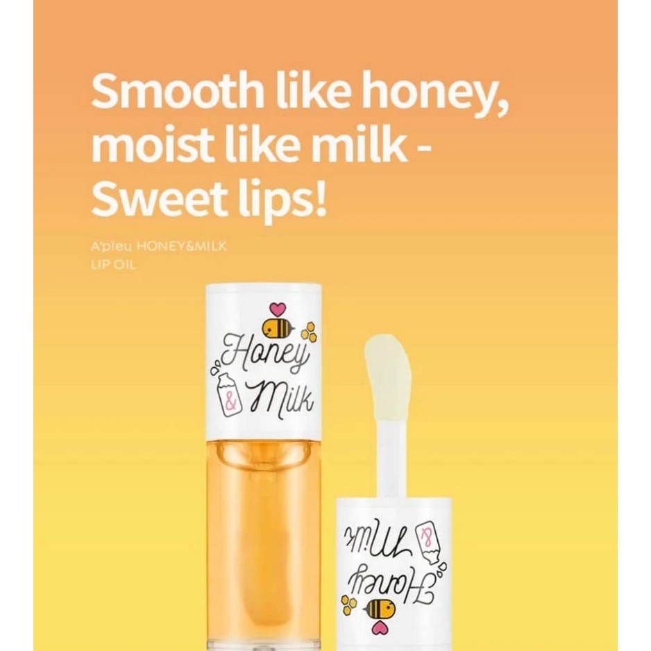 A'PIEU Honey & Milk Lip Oil 5g / 3 options