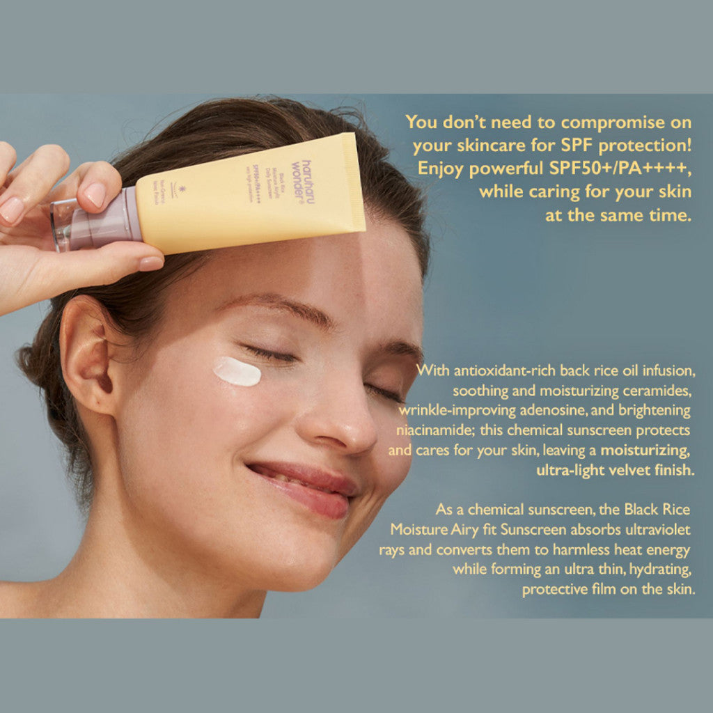 [Haruharu] wonder Black Rice Daily Sunscreen 50ml spf50+ pa++++