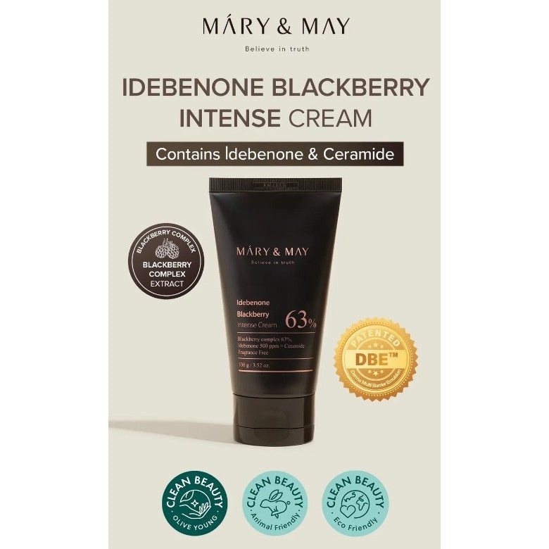 MARY&MAY Idebenone Blackberry Intense Cream 100g Tube Type