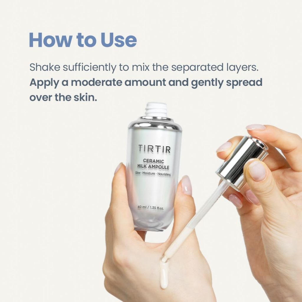 TIRTIR Ceramic Milk Ampoule 40ml / 10ml