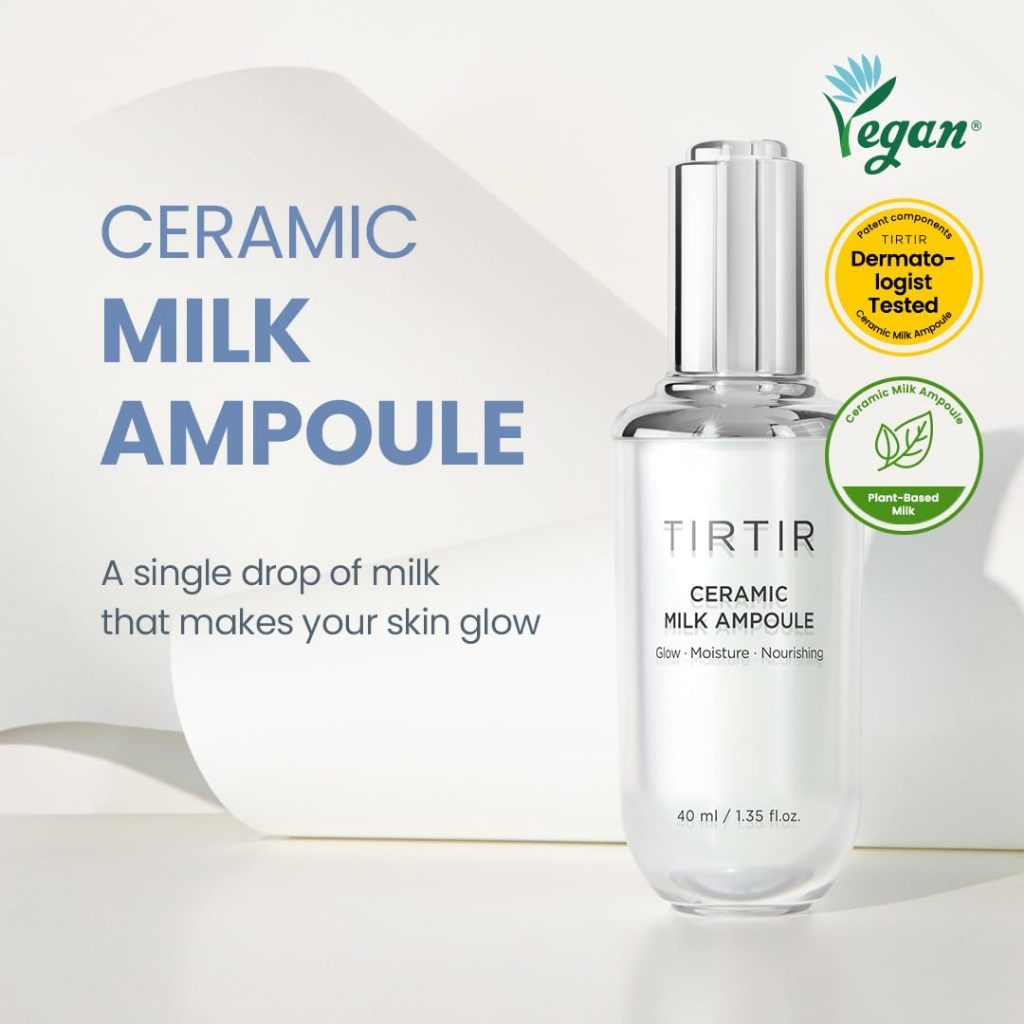 TIRTIR Ceramic Milk Ampoule 40ml / 10ml