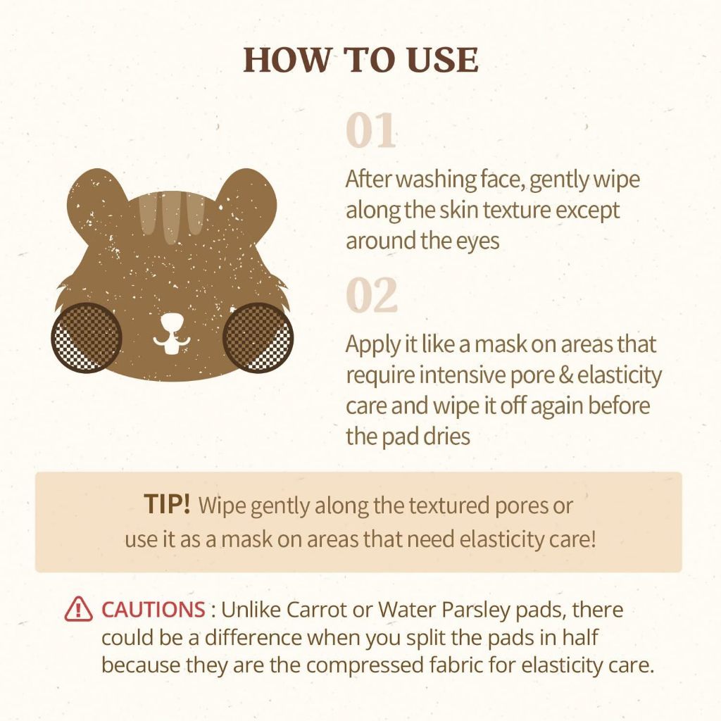[TRIAL SET] SKINFOOD Acorn Pore Peptide Pad 10 Sheets
