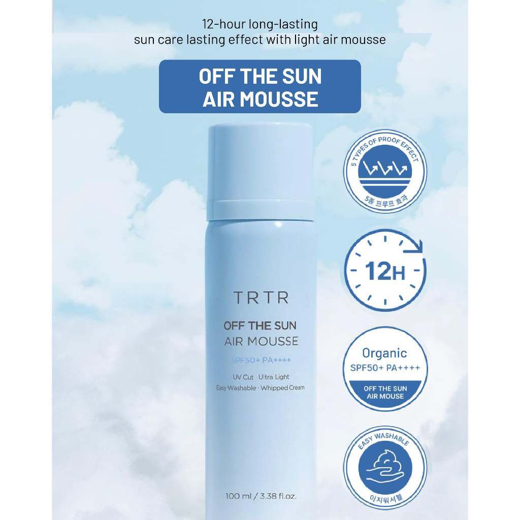 TIRTIR Off The Sun Air Mousse SPF 50+ PA++++ 100ml