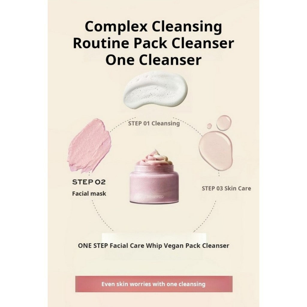 WHIPPED Vegan Pack Cleanser, 80g