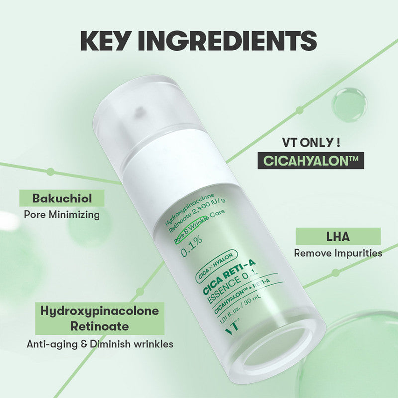 [MINI SET] VT Retin-A Mini Set  0.1% Essence 10ml + 0.05% Cream