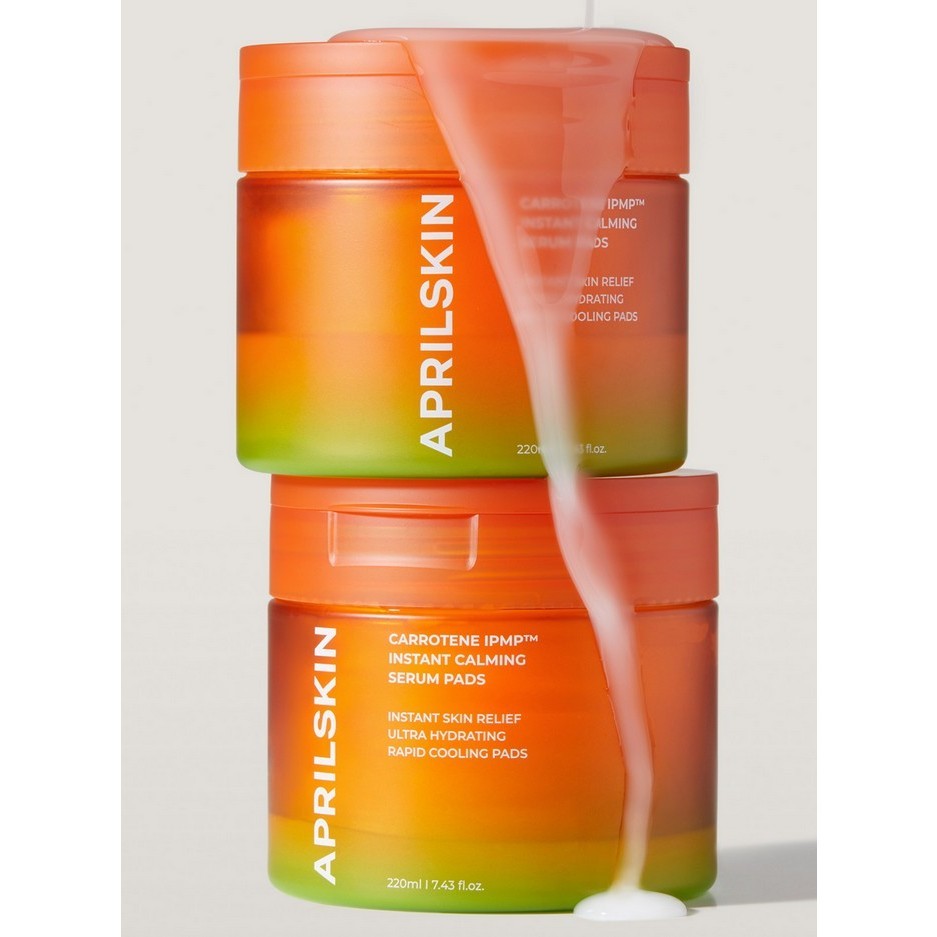 APRILSKIN Carrotene IPMP™ Instant Calming Serum Pads 80 Sheets 220ml