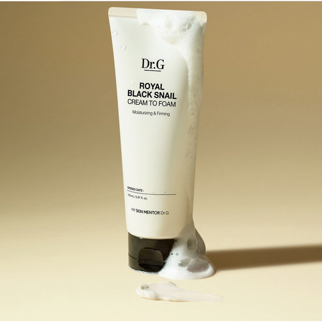 Dr.G Royal Black Snail Cream to Foam Cleanser 150ml /60ml