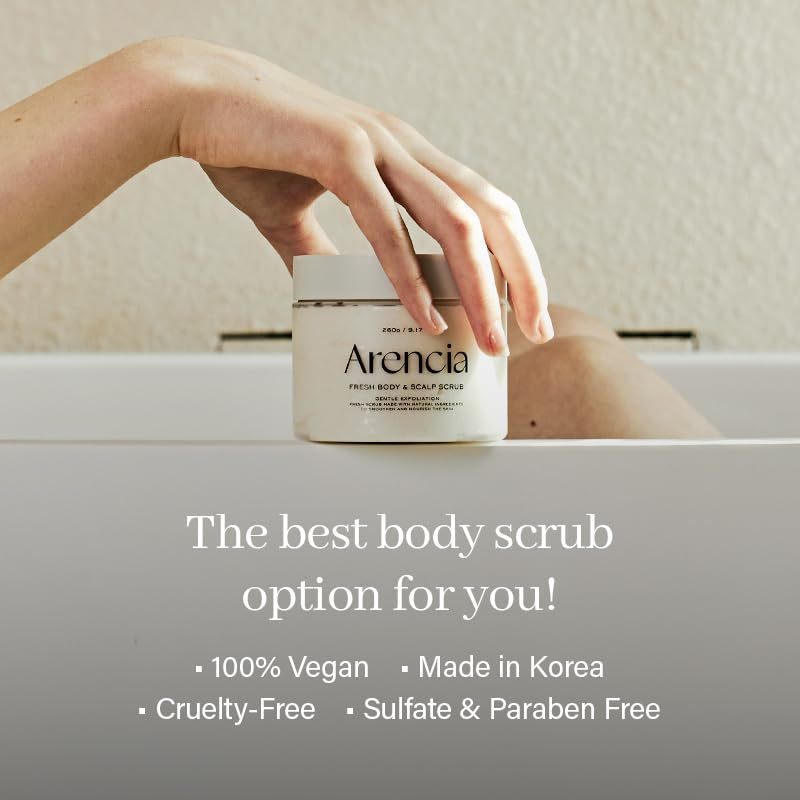 ARENCIA Fresh Cloud Body Scrub (5 Types)