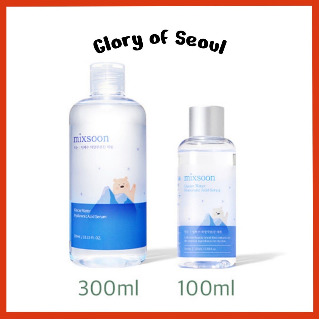 mixsoon Glacier Water Hyaluronic Acid Serum 100ml / 300ml