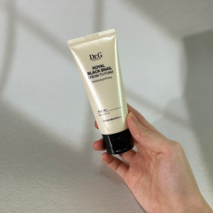 Dr.G Royal Black Snail Cream to Foam Cleanser 150ml /60ml