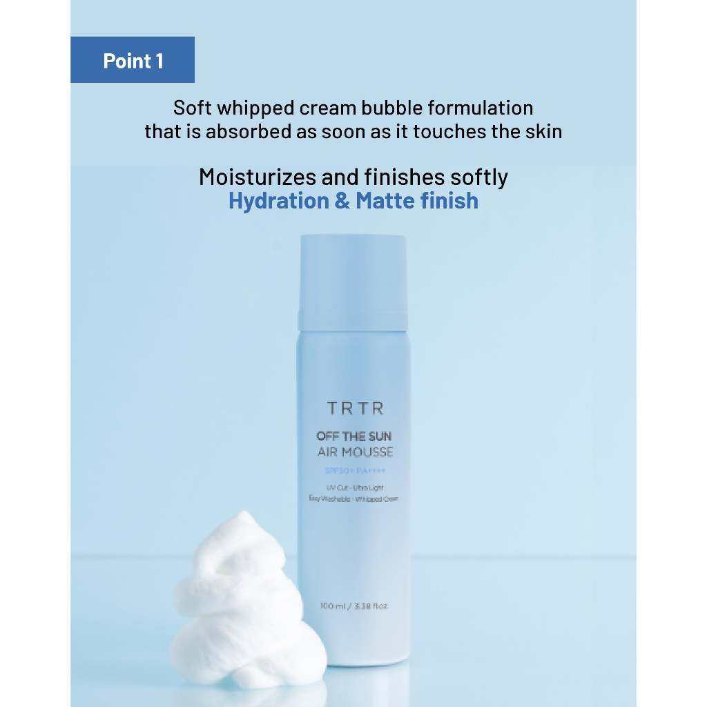 TIRTIR Off The Sun Air Mousse SPF 50+ PA++++ 100ml