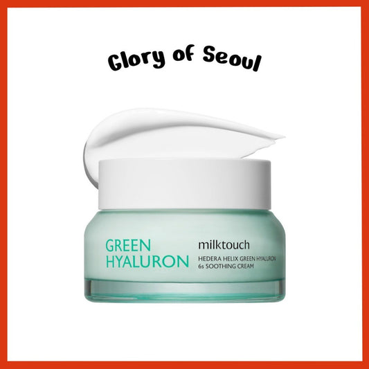 MILKTOUCH Green Hyaluron 6-Second Soothing Cream, 50mL
