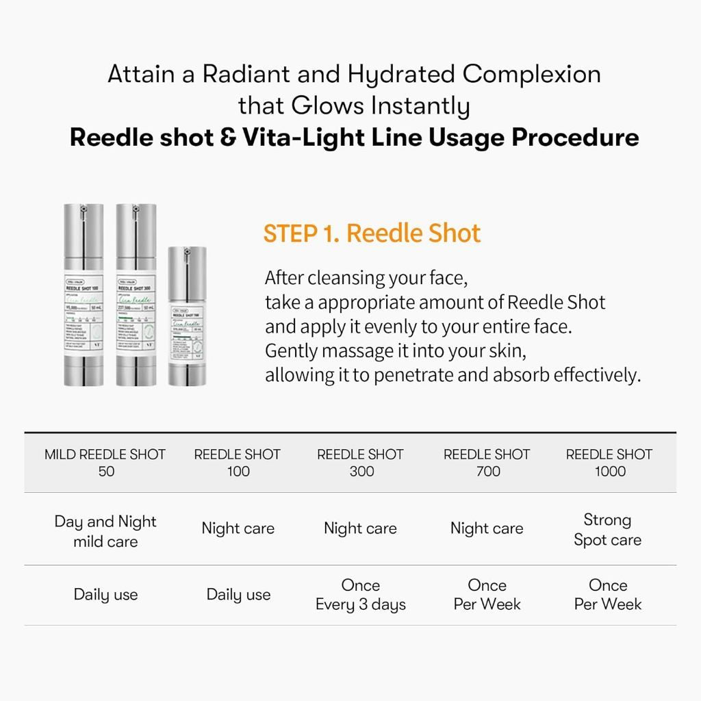 VT Reedle Shot Vita-Light Cream 50ml