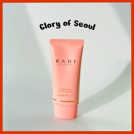 KAHI Wrinkle Bounce Blemish Essential Suncream SPF50+ PA++++ (1.69fl.oz) Korean Skin Care Ultra-Violet Protection Whitening Anti-Wrinkle All-in-one