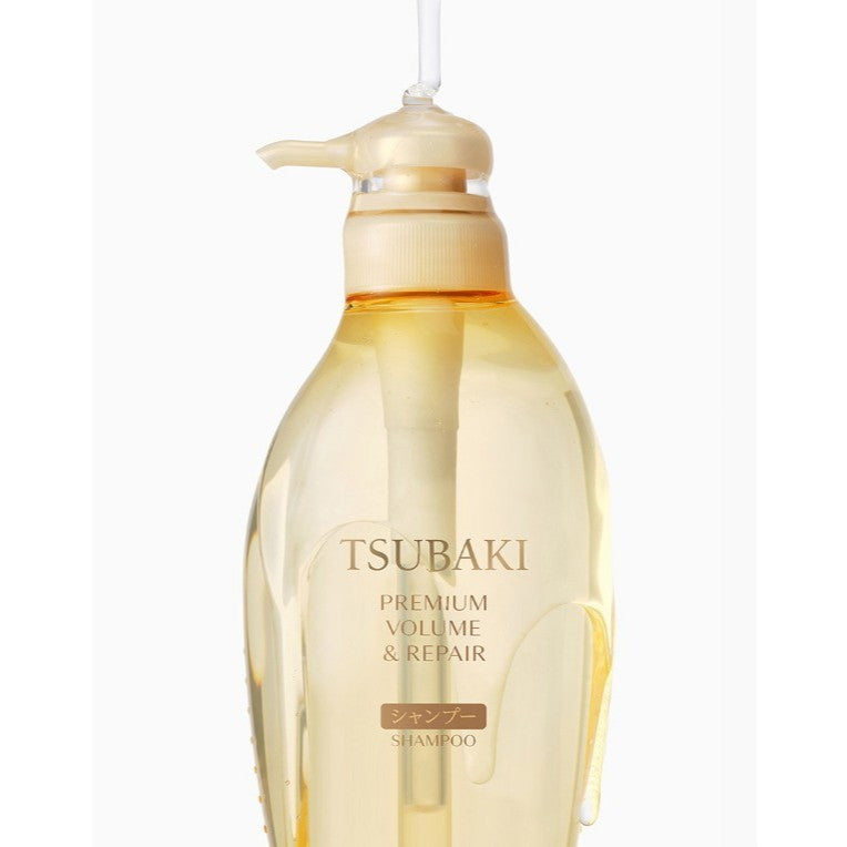 [RENEWED] Shiseido Tsubaki Premium Volume & Repair Shampoo / Conditioner 490ml