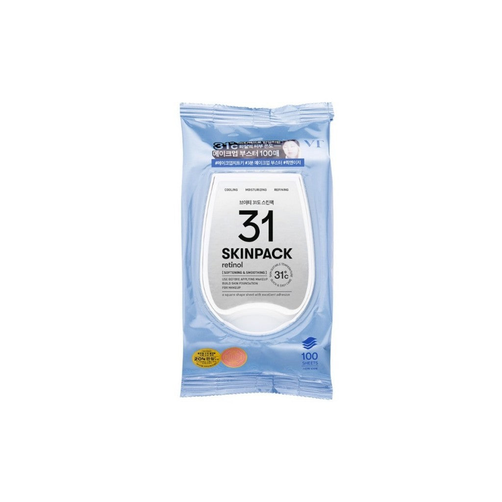 VT Skin Pack Cooling Pack 100ea 210g (3 Types) │ Mild / Smooth / Luminous