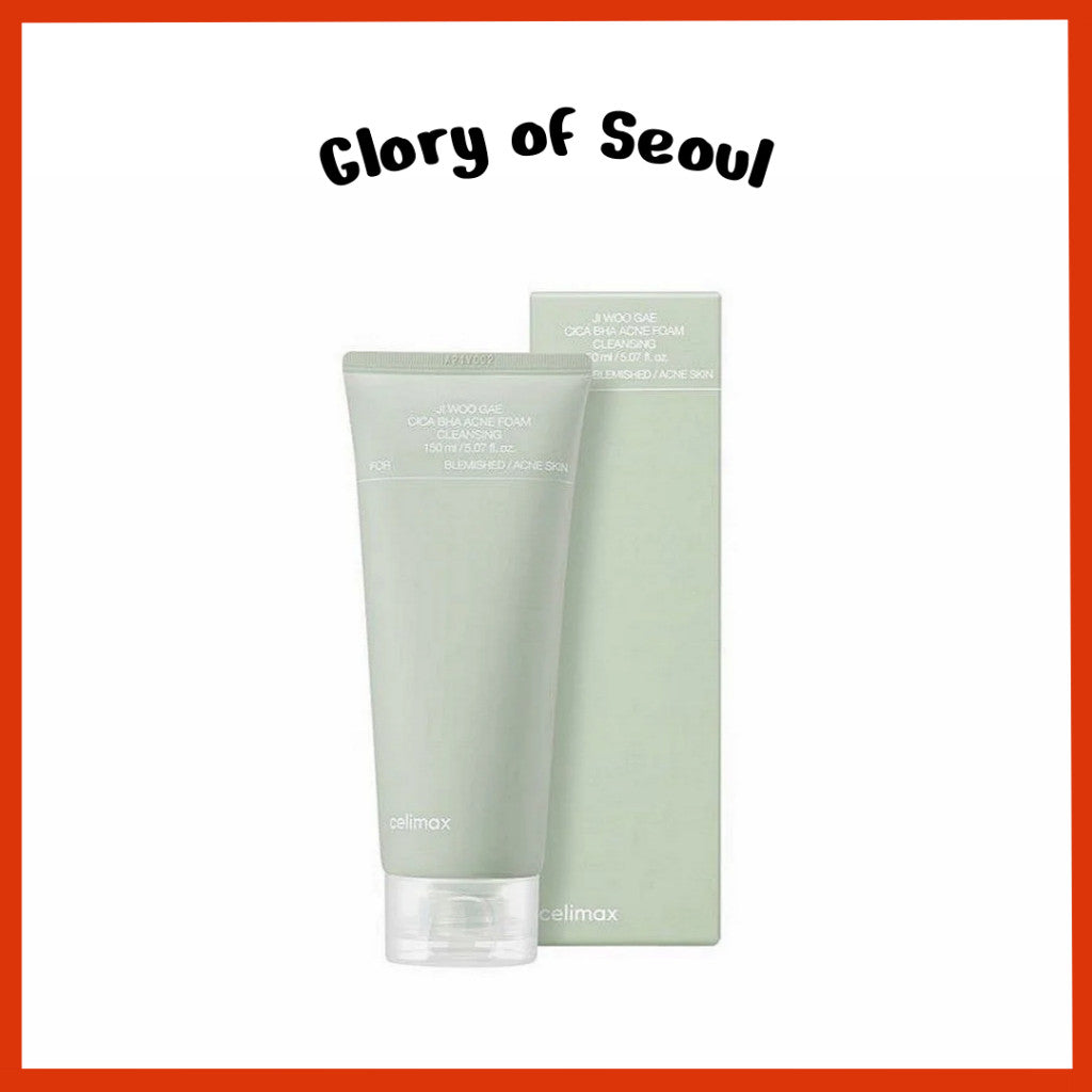 CELIMAX Ji Woo Gae Cica BHA Acne Cleansing Foam 150ml