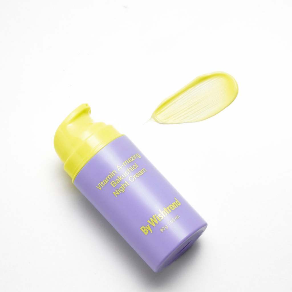 Creme Noturno Bakuchiol Vitamina A-mazing da WISHTREND 30ml, 10ml