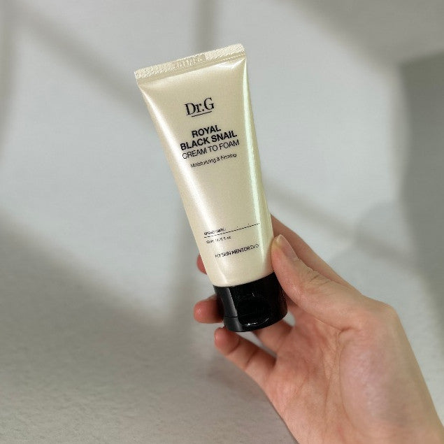 Dr.G Royal Black Snail Cream to Foam Cleanser 150ml /60ml