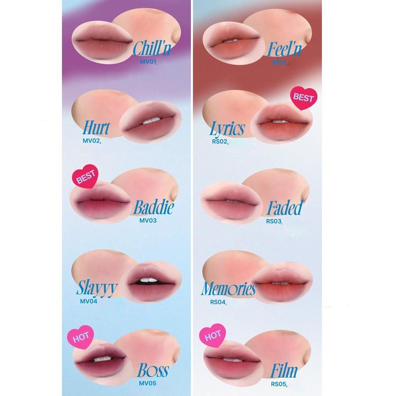 Fwee Lip & Cheek Blurry Pudding Pot (6 mejores colores) 5 g, llavero (color aleatorio)