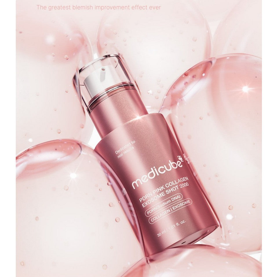 [NEW] MEDICUBE PDRN Pink Collagen Exosome Shot Ampoule (2000 / 7500), 30ml