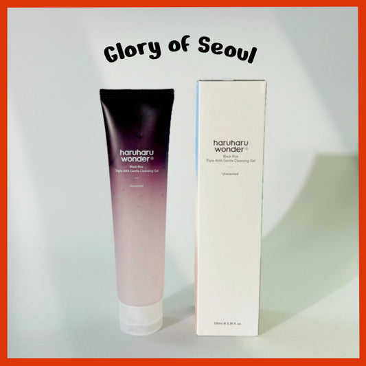 HaruHaru Wonder black rice triple AHA gentle cleansing gel 100ml