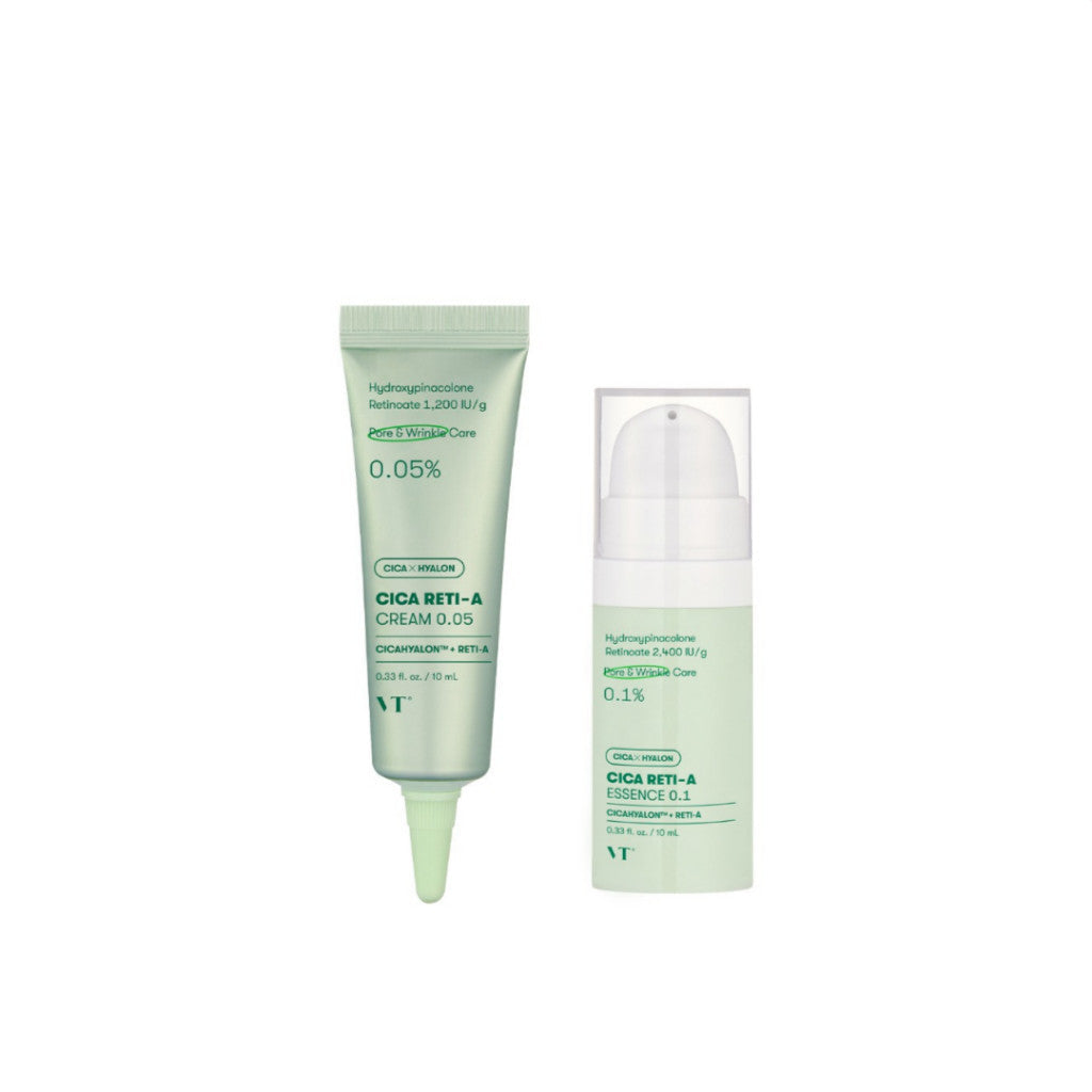 [MINI SET] VT Retin-A Mini Set  0.1% Essence 10ml + 0.05% Cream