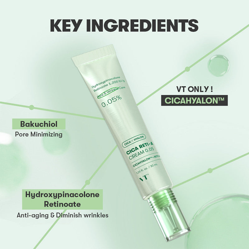 [MINI SET] VT Retin-A Mini Set  0.1% Essence 10ml + 0.05% Cream