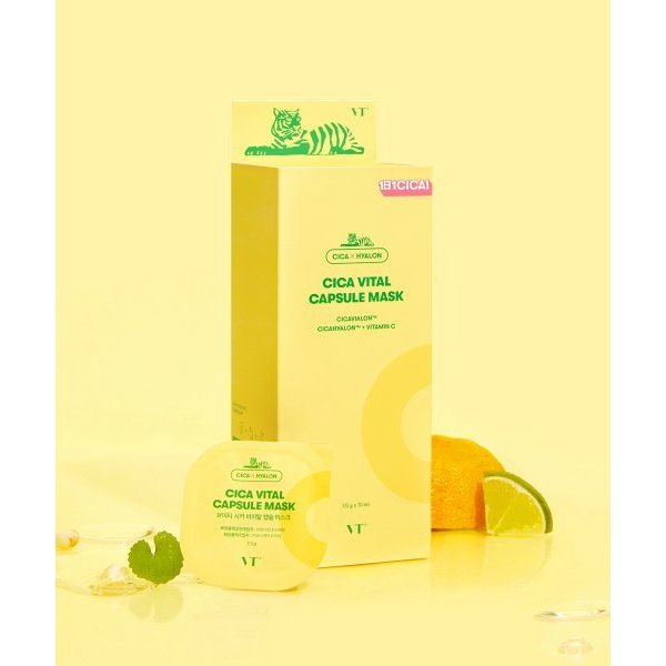 VT Capsule Mask (6 Types) │ Cica Collagen / Cica Reti-A / Cica / Super Hyalon / Cica Vital / Progloss Gold